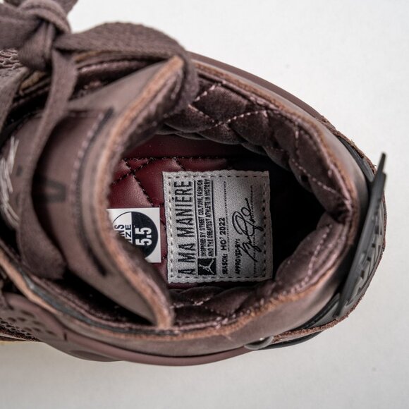NEW Size 5.5 - Jordan 4 Retro x A Ma Maniere Mid Violet Ore - Picture 12 of 14